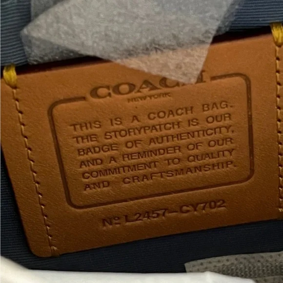 Coach Small Laurel Signature Denim Shoulder Bag - Picture 4 of 7